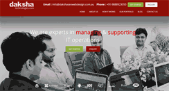 Desktop Screenshot of dakshatechnologies.com